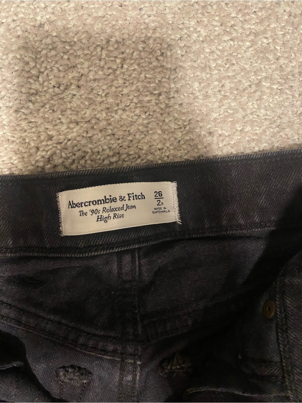 Abercrombie & Fitch The 90’s Relaxed Jean High Rise